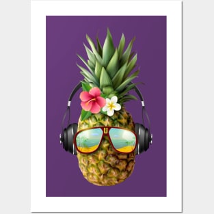 Funny Pineapple Posters and Art
